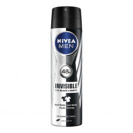 Nivea Men Deodorant Spray Invisible For Black & White 150 ml