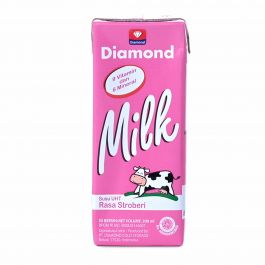 Diamond Milk Susu UHT Strawberry 200 ml