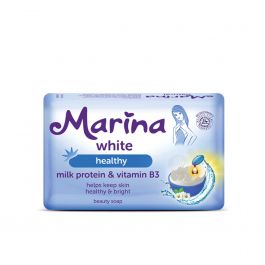 Marina Beauty Soap White Healthy Milk Protein & Vitamin B3 70 gr