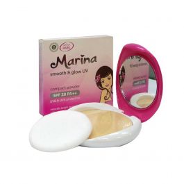 Marina Compact Powder Smooth & Glow UV SPF 20 PA Natural 14 gr