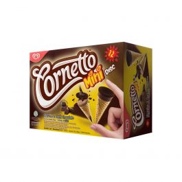 Wall's Cornetto Mini Ice Cream Disc Chocolate & Tiramisu 12x28 ml