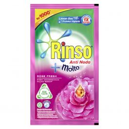 Rinso Molto Deterjen Cair Konsentrat Rose Fresh 6x42ml