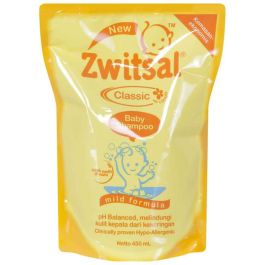 Zwitsal Classic Baby Shampoo Mild Formula Pouch 450ml