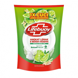Lifebuoy Pencuci Piring Lime Botani Tech Pouch 1500 Ml
