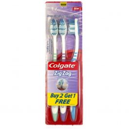 Colgate Toothbrush Zig Zag Soft 3 s