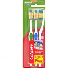 Colgate Toothbrush Premier Clean Soft 3 S